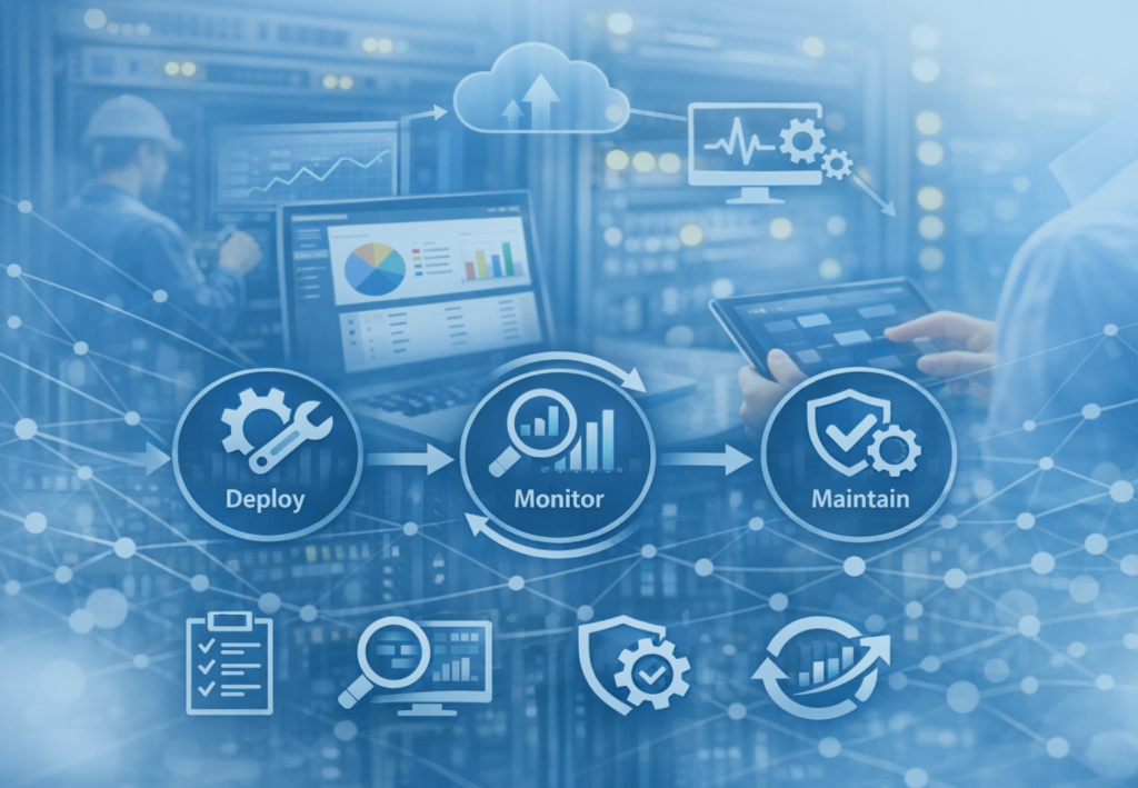 Monitoring management data centres