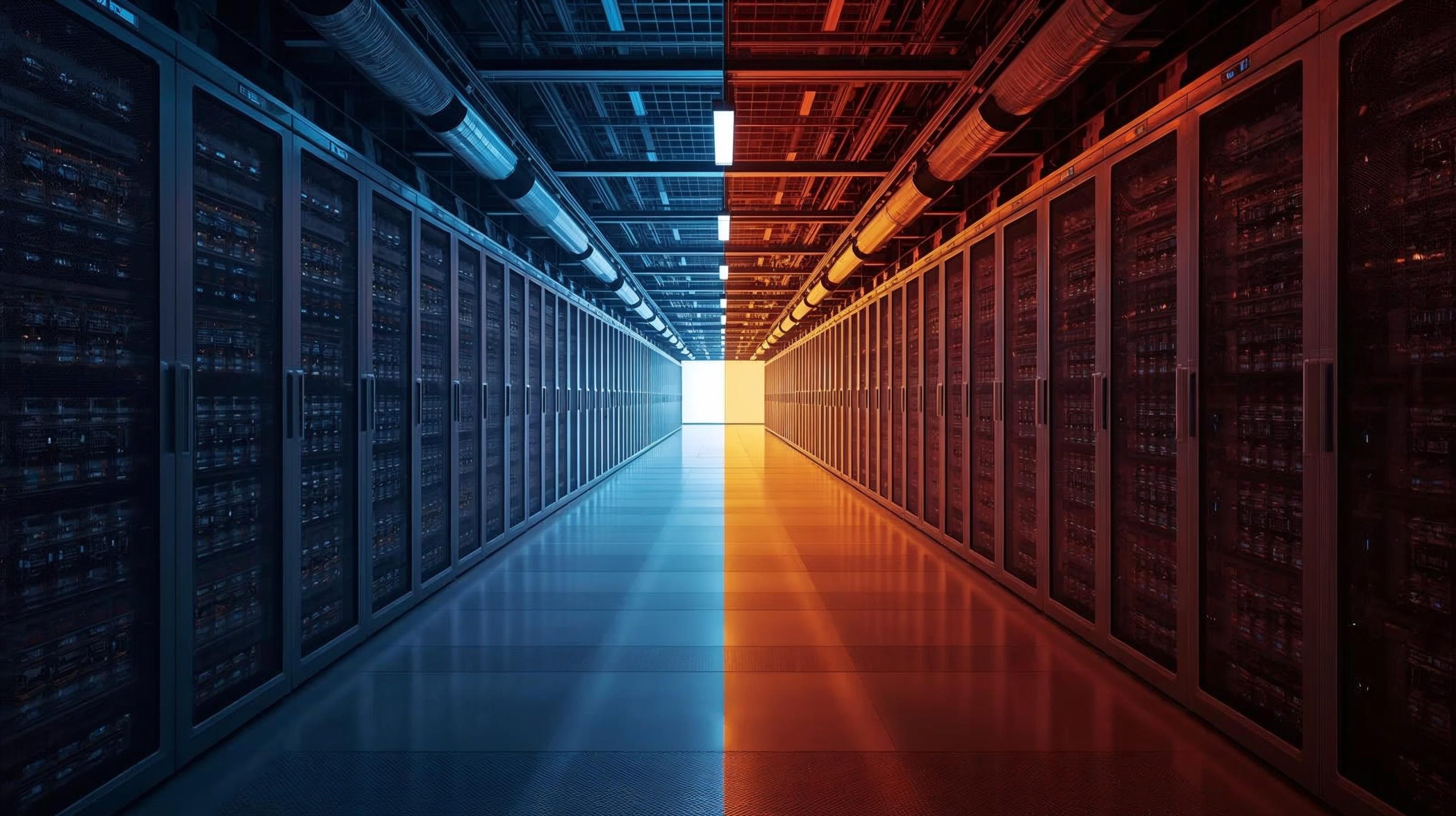 Cold aisle and hot aisle containment systems